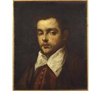 PMEFGJDPE De Célèbres Tableaux Art Mural Toile Affiche de Peinture Portrait de Marco Pasqualigo par Domenico Robusti Le Tintoret Tableau d'art Abstrait Pour la Décoration du Salon 60x90cm