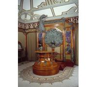 PMEFGJDPE De Célèbres Tableaux Art Mural Toile Affiche de Peinture Sarah Bernhardt dans le rôle de la princesse Lointaine d'Alphonse Mucha Tableau d'art Abstrait Pour la Décoration du Salon 60x90cm
