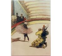 PMEFGJDPE De Célèbres Tableaux Art Mural Toile Affiche de Peinture Travail de tapis par Henri De Toulouse Lautrec Tableau d'art Abstrait Pour la Décoration du Salon 60x90cm