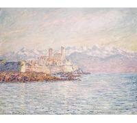 PMEFGJDPE De Célèbres Tableaux Mural sur Toile Posters Décoration Antibes de Claude Monet Portrait Tableaux Pour la Décoration de la Chambre à Coucher 60x90cm