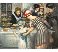 PMEFGJDPE De Célèbres Tableaux Mural sur Toile Posters Décoration dans la pâtisserie par Henry Caro delvaille Portrait Tableaux Pour la Décoration de la Chambre à Coucher 60x90cm