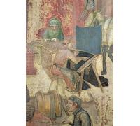 PMEFGJDPE De Célèbres Tableaux Mural sur Toile Posters Décoration Effets du bon gouvernement dans la Détail des tisserands par Ambrogio Lorenzetti Pour la Décoration de la Chambre à Coucher 60x90cm