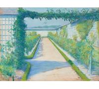 PMEFGJDPE De Célèbres Tableaux Mural sur Toile Posters Décoration Jardin Potager Yerres par Gustave Caillebotte Portrait Tableaux Pour la Décoration de la Chambre à Coucher 60x90cm