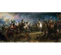 PMEFGJDPE De Célèbres Tableaux Mural sur Toile Posters Décoration la bataille d'Austerlitz par le baron François Pascal Simon Gérard Pour la Décoration de la Chambre à Coucher 60x90cm