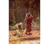 PMEFGJDPE De Célèbres Tableaux Mural sur Toile Posters Décoration la Bible du chagrin du roi David par William Brassey Hole Portrait Tableaux Pour la Décoration de la Chambre à Coucher 60x90cm
