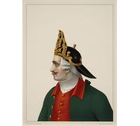 PMEFGJDPE De Célèbres Tableaux Tableaux Posters Impression Toile Casquette Grenadier par Boris Artemyevich Chorikov Art Mural Cassique Pour les Décorations pour la Maison 60x90cm