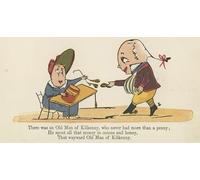PMEFGJDPE De Célèbres Tableaux Tableaux Posters Impression Toile Il y avait un vieil homme Kilkenny qui n'a jamais eu plus qu'un piquant par Edward Leaars Pour les Décorations pour la Maison 60x90cm