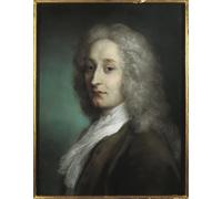 PMEFGJDPE De Célèbres Tableaux Tableaux Posters Impression Toile Italie Trévise Portrait de Jean Antoine Watteau par Jean Antoine Watteau Art Mural Cassique Pour les Décorations pour la Maison 60x90cm