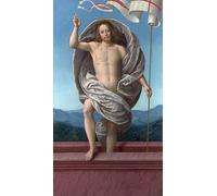 PMEFGJDPE De Célèbres Tableaux Tableaux Posters Impression Toile Le Christ ressuscité du tombeau par un artiste célèbre Art Mural Cassique Pour les Décorations pour la Maison 60x90cm