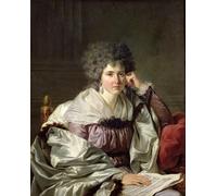 PMEFGJDPE De Célèbres Tableaux Tableaux Posters Impression Toile Madame Nicaise Perrin née Catherine Deleuze par Jean Charles Nicaise Perrin Pour les Décorations pour la Maison 60x90cm