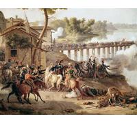 PMEFGJDPE De Célèbres Tableaux Tableaux Posters Impression Toile Napoléon Bonaparte donnant des ordres pendant la bataille de Lodi par Louis Lejeune Pour les Décorations pour la Maison 60x90cm