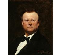 PMEFGJDPE De Célèbres Tableaux Tableaux Posters Impression Toile Portrait de Jean-françois Berthelier par Charles Emile Auguste Carolus Duran Pour les Décorations pour la Maison 60x90cm