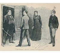 PMEFGJDPE De Célèbres Tableaux Tableaux Posters Impression Toile Vous méchant! Il a dit où est ma fille par Sidney Paget Art Mural Cassique Pour les Décorations pour la Maison 60x90cm