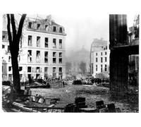 PMEFGJDPE Mural sur Toile Posters Décoration Building of the Avenue De L'opera and View of the Opera in the Back by Charles Marville Pour la Décoration de la Chambre à Coucher 60x90cm