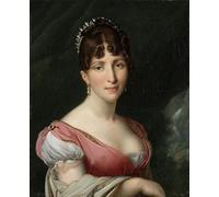 PMEFGJDPE Tableaux Posters Impression Toile Portrait d'Hortense De Beauharnais Reine de Hollande par Anne Louis Girodet De Roucy Trioson Pour les Décorations pour la Maison 60x90cm