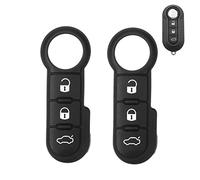 PMELCXD 2 pièces clavier de clé de voiture 3 boutons compatibles avec pour Opel FIAT 500 Ducato Punto Peugeot Boxer Citroen Jumper