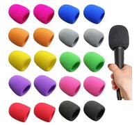 PMELCXD 20-Pièce Set de Bonnettes Micro pour Microphones - Avec Shure SMB, Fournissant une Protection et une Performance Supérieures - Colorées, Durables et Réutilisables