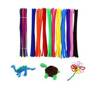 PMELCXD 300PCS Chenille Tige Fils Chenille Tiges de Chenille Coloré Pipe Cleaners Crafts Set pour Arts et Artisanat 6mm * 30cm(300 Pièces - 10 Couleurs, Mélange Classique)