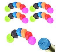 PMELCXD Bouchon de Bouteille de bière : 30 Bouchons en Silicone pour Les Bouteilles de bière en Verre - Bouchon Capsule en Silicone Original