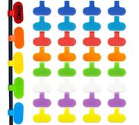 PMELCXD Gestionnaire de câbles - Étiquettes autocollantes pour bocaux, Organisateur de câbles et Accroche-câbles réutilisable - Parfait pour l'organisation de câbles électriques