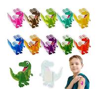 PMELCXD Pansements pour Jeunes Imperméables - 40 Pièces de Pansements à Motif de Dinosaure, Parfait pour les Jeunes Actifs, Pansements Étanches et Respirants