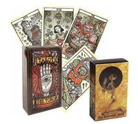 PMELCXD Tarot Classique, Ensemble Tarot Divinatoire et Jeu - Jeux de Carte pour Les Débutants et Les Amoureux,pour Ésotérisme Divination Voyance Débutant-Prophète de lumière