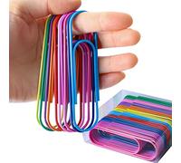 PMELCXD Trombones colorés - Lot de 40, 5800 pièces 100 mm - Résistants, Polyvalents et décoratifs pour Le Bureau, l'école et la Maison