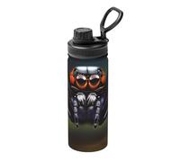 Pmhmer Bouteille d'eau isotherme de sport avec araignées tropicales de la forêt tropicale, légère et étanche, adaptée pour les voyages en plein air, simple et élégante.