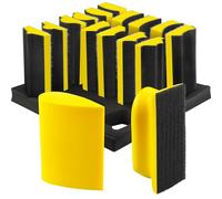 PMIQSA 16 Pièces Bloc de Ponçage à La Main,Efficaces et Durables Blocs de Poncage à La Main,Éponges de Ponçage Pour Ponçage Voiture Meubles Rouille Métal Polissage D'ustensiles Cuisinep