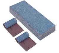 PMIQSA 25 pièces Bande abrasive en filet 115x230mm Céramique autoagrippant, Grain 80 pour poncer sans poussière le bois le mastic, peinture plastique