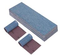 PMIQSA 25 pièces Bande abrasive en filet 80x230mm Céramique autoagrippant, Grain 80 pour poncer sans poussière le bois le mastic, peinture plastique