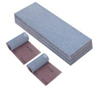 PMIQSA 25 Pièces Filet Bande Abrasive 80x230mm Grain 120 Autoagrippant | pour Poncer Sans Poussière le Bois le Mastic Peinture Plastique Ponceuse Orbitale Et Bloc De Ponçage Manuel
