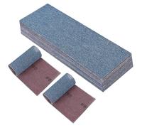 PMIQSA 25 Pièces Filet Bande Abrasive 80x230mm Grain 60 Autoagrippant | pour Poncer Sans Poussière le Bois le Mastic Peinture Plastique Ponceuse Orbitale Et Bloc De Ponçage Manuel