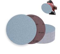 PMIQSA 30 Pièces Disque Abrasif Maille 150mm Grain 120 | Céramique Disque Poncage Ponceuse Excentriques Bois Métaux Polissage Dérouillage