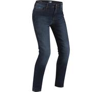 PMJ Caféracer Jeans moto Ladies, bleu foncé, Taille 28