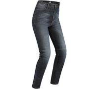 PMJ Sara Jeans de moto de dames, bleu, taille 30 pour femmes