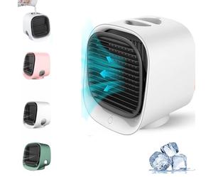 PMLOPJKD Oribreeeze Climatisation, refroidisseur d'air Oribreeeze, climatiseur portable Oribreeeze, climatiseur portable Oribreeeze, climatiseur de bureau amélioré (blanc)