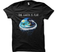 PMNXCVS Flat Earth, Earth is Flat, Firmament, NASA Conspiracy, New World t-Shirt 9111(Large)