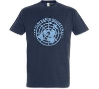 PMNXCVS Flat Earth Society Men T-Shirt(XX-Large)