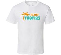PMNXCVS Flint Tropics Semi Pro Funny Movie Basketball T Shirt(X-Large)