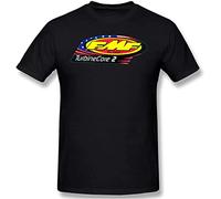 PMNXCVS FMF Logo T Shirt 2021 Summer New Classic-Fit Short Sleeves Novelty Cotton Shirt Mens Black (X-Large)
