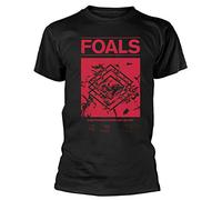PMNXCVS Foals 'Everything Not Saved Will Be Lost/Diamond Flower' (Black) T-Shirt - New(Medium)