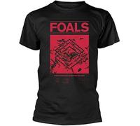 PMNXCVS Foals Everything Not Saved Will Be Lost/Diamond Flower Black T-Shirt(XX-Large)