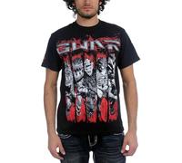 PMNXCVS GWAR Men's Band of Blood T-T-Shirts à Manches Courtes Black(Large)
