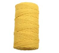 Pmnzdy 100M Fil pour Macramé 14mm Corde de Macramé Fil de Coton Corde en Coton Corde de Coton Colorée Artisanat Corde à Tricoter Corde Naturelle en Coton pour Tricot Macramé Tissage Déco DIY Artisanat