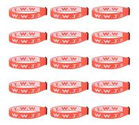 Pmormyy Lot de 15 bracelets WWJD pour homme et femme, bracelets chrétiens Jésus, bracelets réglables Que ferait Jésus, Fibre de polyester, Pas de gemme