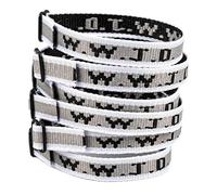 Pmormyy Lot de 6 bracelets WWJD pour homme et femme, bracelets réglables WWJD en vrac What would Jesus Do, One Size, Fibre de polyester, Pas de gemme