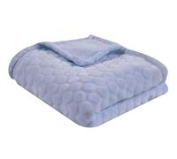 PMP Couverture en Microfibre Bulle de Tendresse Ciel 75 x 100 cm