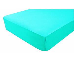 PMP Drap-Housse Jersey Turquoise 70X140 cm