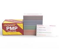 PMP Study Cards: PMP Exam Prep 2024-2025 with Practice Test Questions Covering the PMBOK 7th Edition [Full Color Cards]